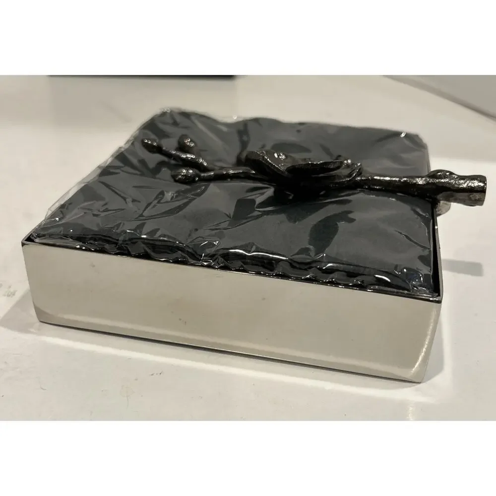 Michael Aram Black Orchid Cocktail Napkin Holder 5.25